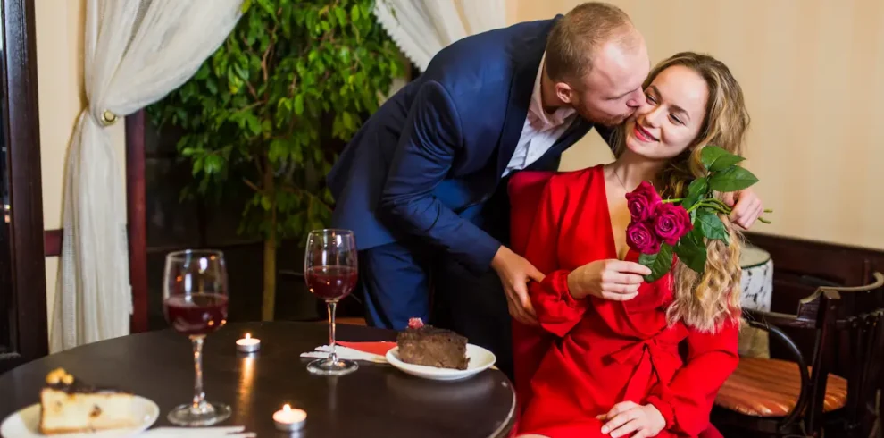 Kerala Premium Luxury Honeymoon Tour couple enjoying a private candlelight resort dining experience in a romantic Kerala setting