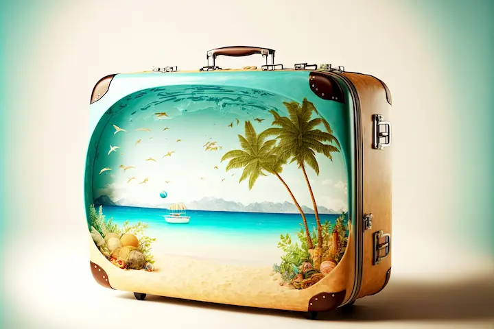 Kerala beach tour package showcasing a serene coastal holiday concept with tropical beaches, palm trees, and relaxed seaside travel experience