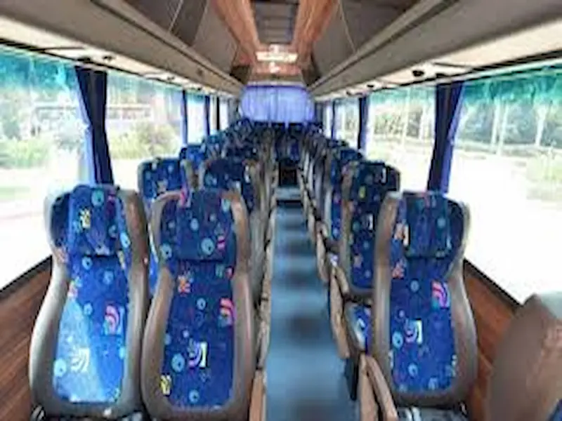 27 seater Bharat Benz bus interior for Kerala group tour package