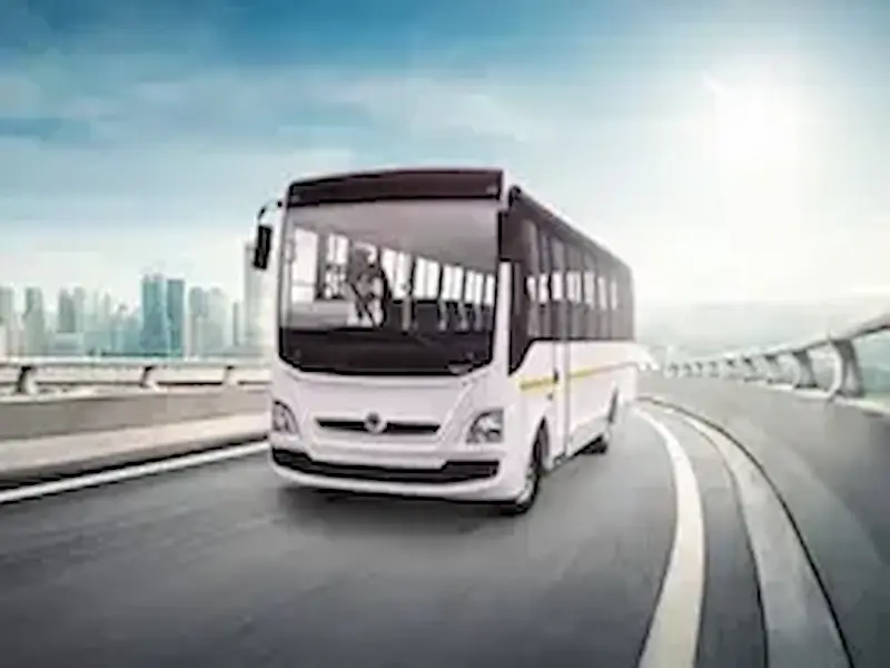 35 seater Bharat Benz bus exterior for Kerala group tour package